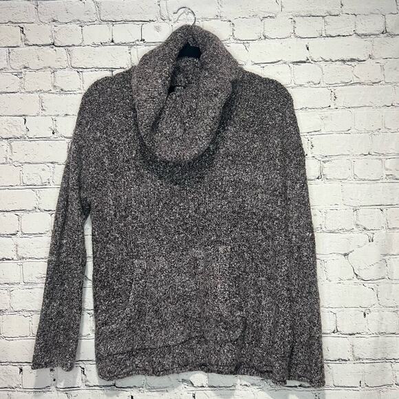 NWOT Jones New York Women’s Knit Sweater Grey and Purple Marbled Long Sleeve - Picture 1 of 6